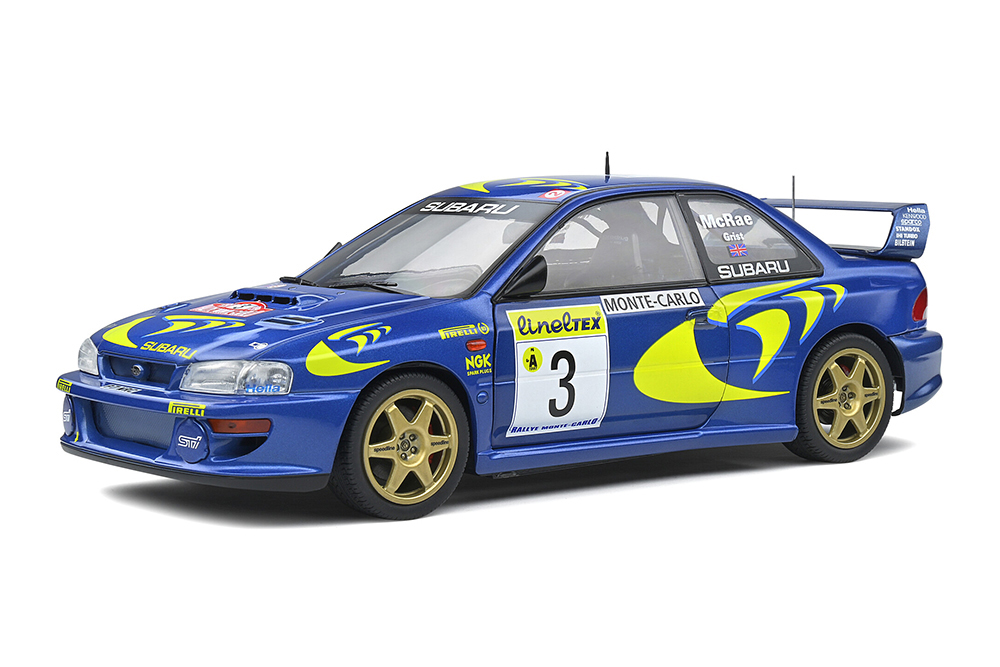 SUBARU IMPREZA 22B NO.3, RALLY MONTE CARLO MCRAE/GRIST 1998