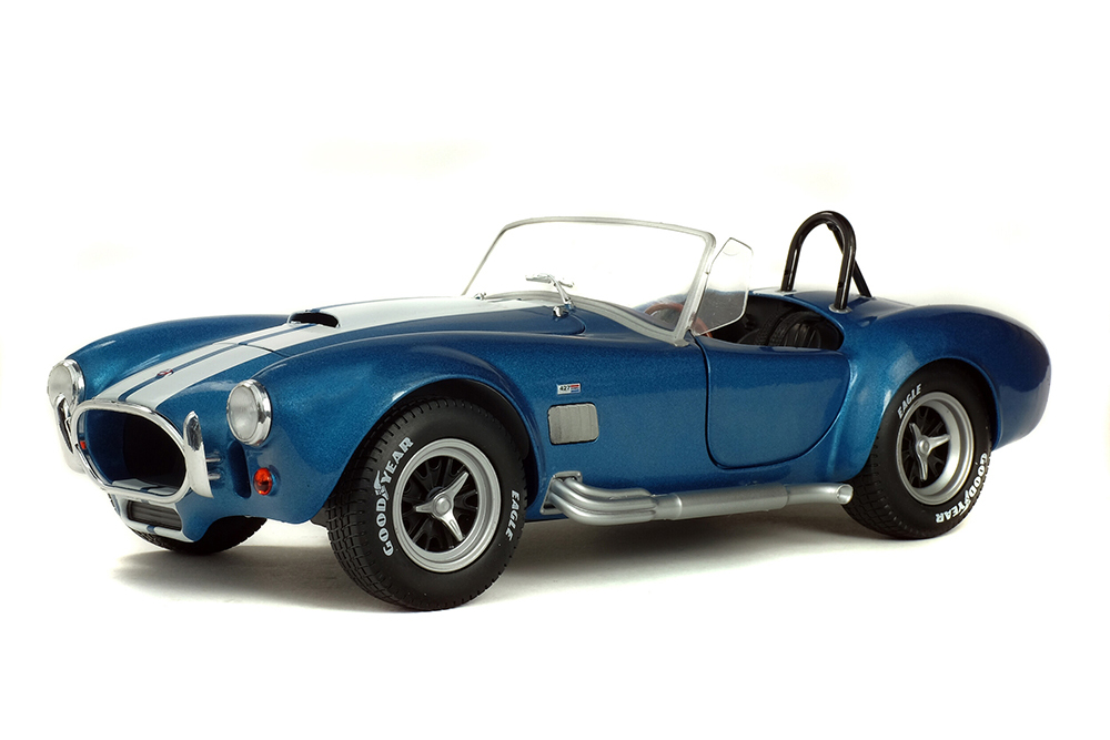 AC COBRA 427 MKII 1965 BLUE METALLIC/WHITE**ЭЙ СИ КОБРА - Масштабные модели  1:18 - 1:43 - 1:12 - Магазин масштабных моделей МОДЕЛЛИСИМО