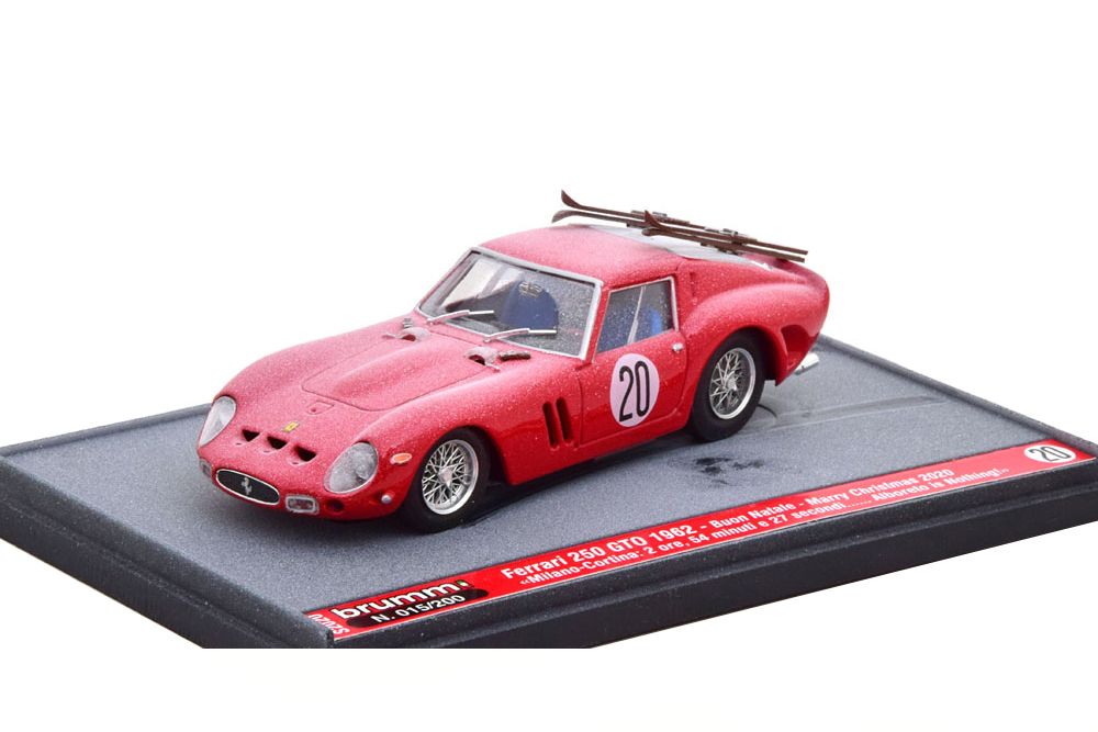 FERRARI 250 GTO MERRY CHRISTMAS 2020 RED LIMITED EDITION 200 PCS