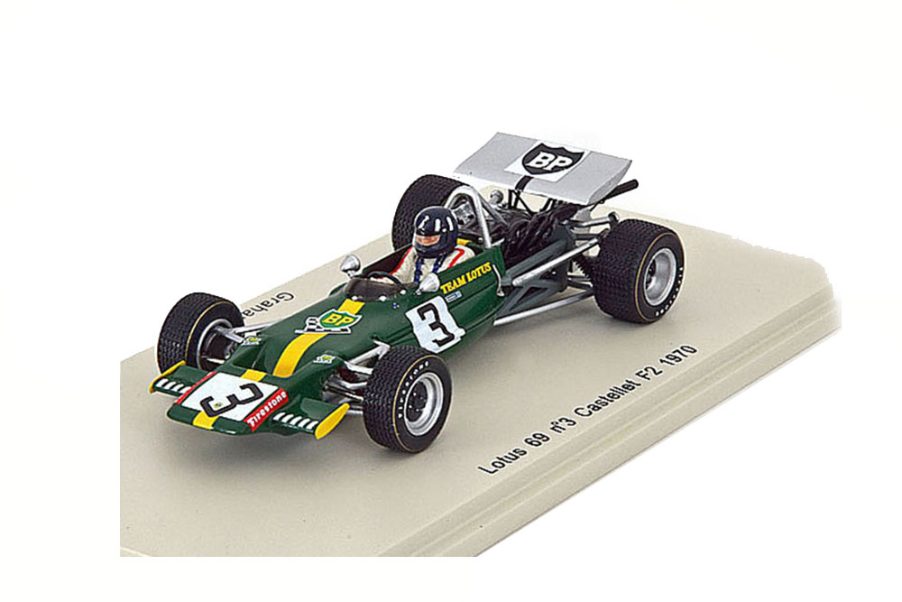 LOTUS 69 F2 #3 CASTELLET 1970 GRAHAM HILL