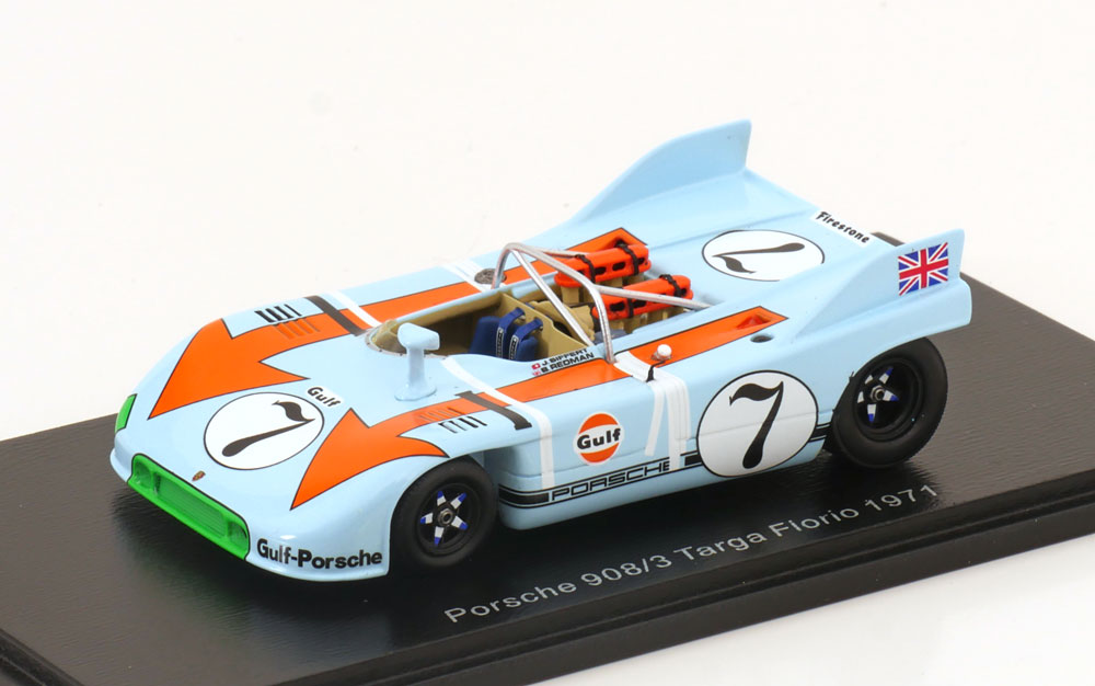 PORSCHE 908/3 NO 7 TARGA FLORIO 1971 GULF