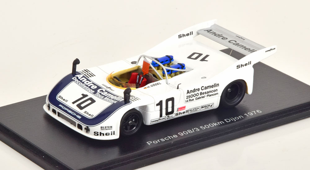PORSCHE 908/3 NO 10 500KM DIJON 1976