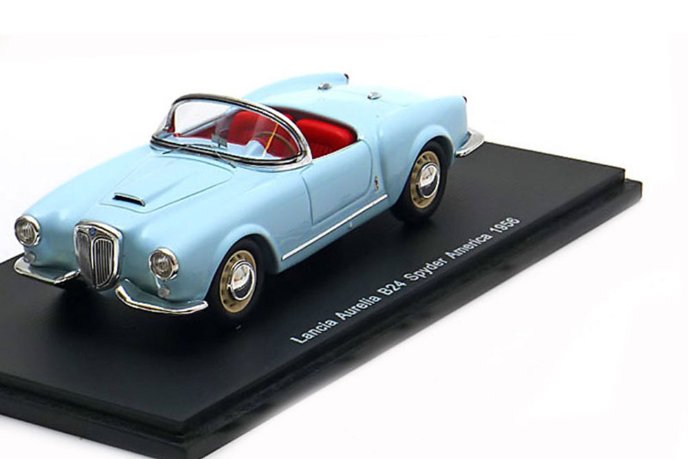 LANCIA AURELIA B24 SPYDER AMERICA 1955 LIGHT BLUE