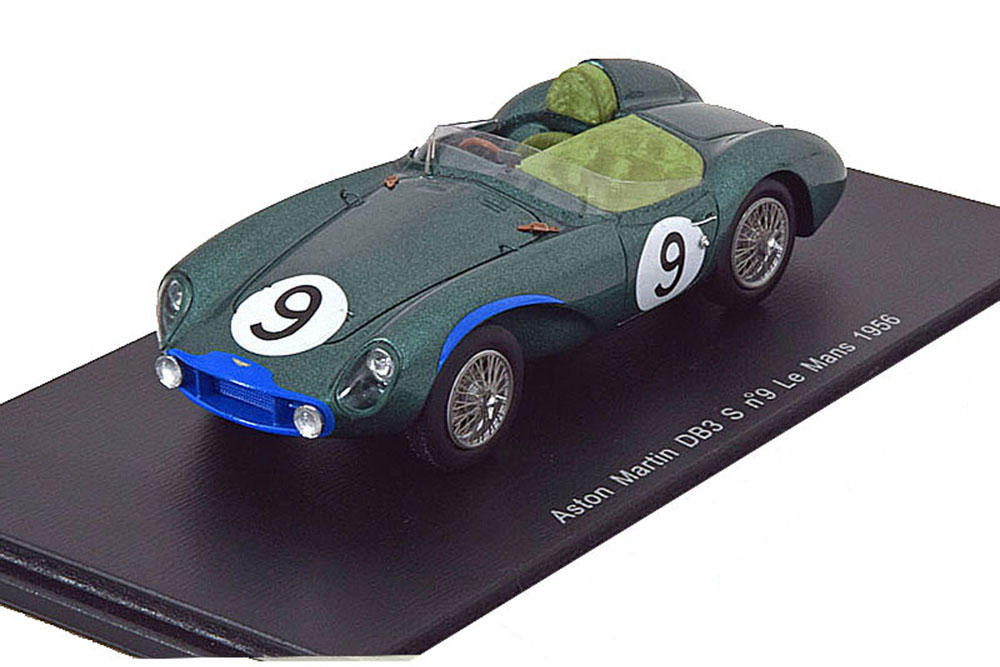 ASTON MARTIN DB3 S #9 LE MANS 1956 P. WALKER R. SALVADORI