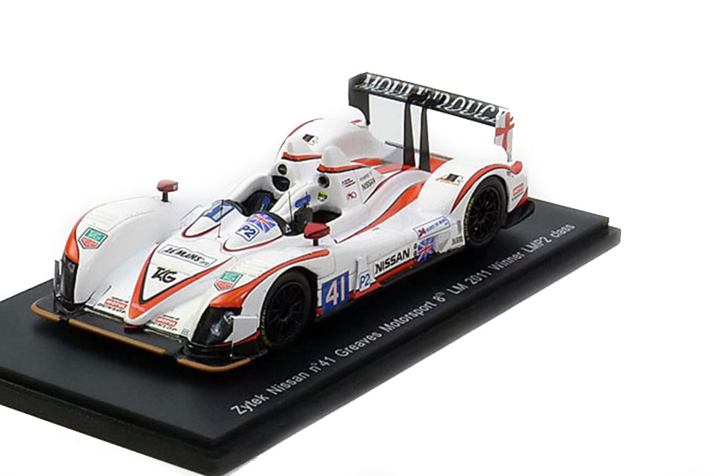 ZYTEK NISSAN GREAVES MOTORSPORT #41 LE MANS 2011 WINNER LMP2 OJJEH-KIMBER-SMITH-LOMBARD