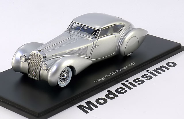 DELAGE D8 120 POURTOUT 1937 SILVER