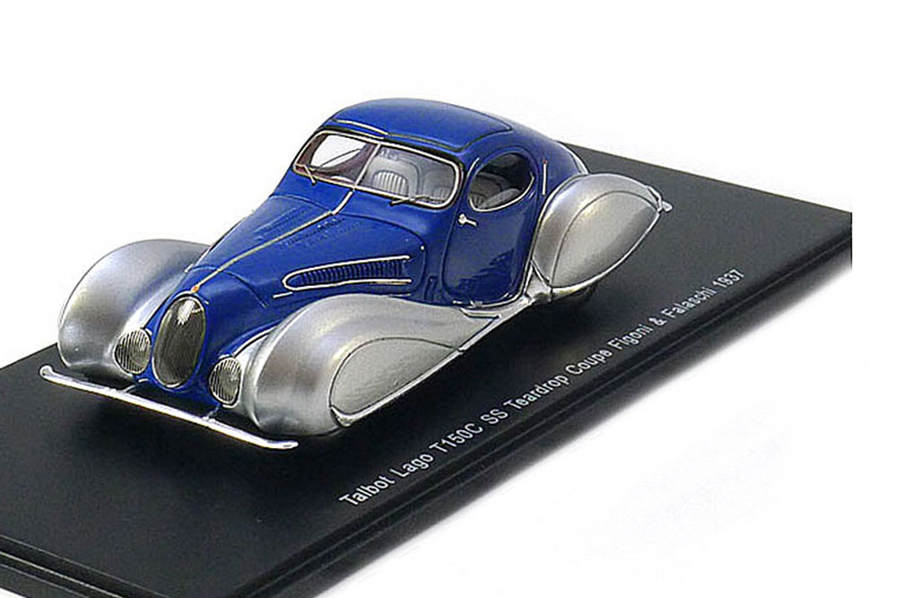 TALBOT-LAGO T150C SS TEARDROP COUPE FIGONI FALASCHI 1937 BLUE