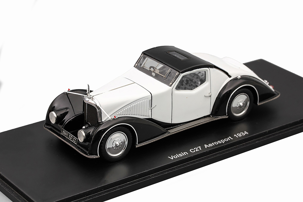 VOISIN C27 AEROSPORT 1934 BLACK/WHITE