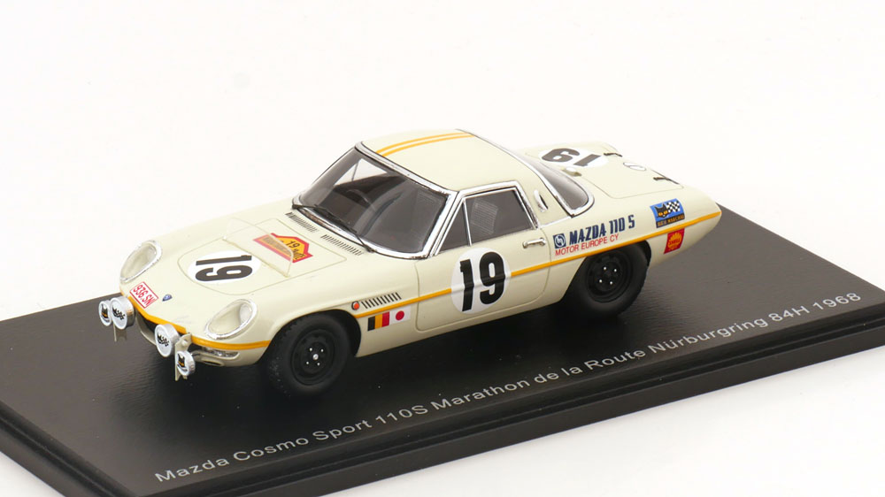 MAZDA COSMO SPORT 110S NO 19 MARATHON NUERBURGRING 84H 1968