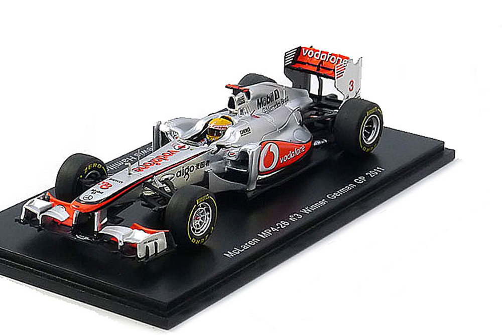 MCLAREN MP4-26 #3 WINNER GERMAN GP 2011 LEWIS HAMILTON