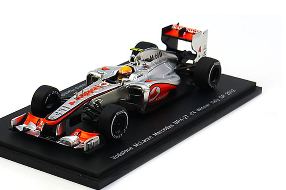 MCLAREN MP4-27 #4 WINNER ITALIAN GP 2012 L.HAMILTON