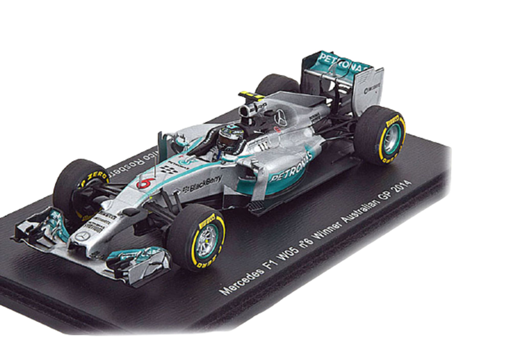 MERCEDES W05 AUSTRALIAN GP 2014 WINNER N.ROSBERG #6