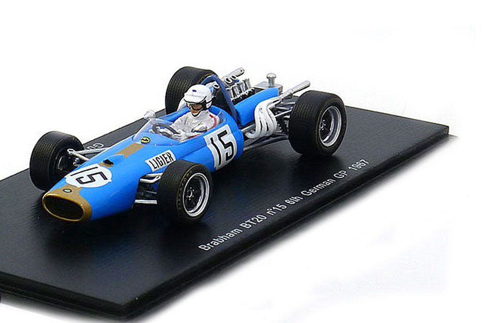 BRABHAM BT20 6th GP GERMAN 1967 GUY LIGIER #15