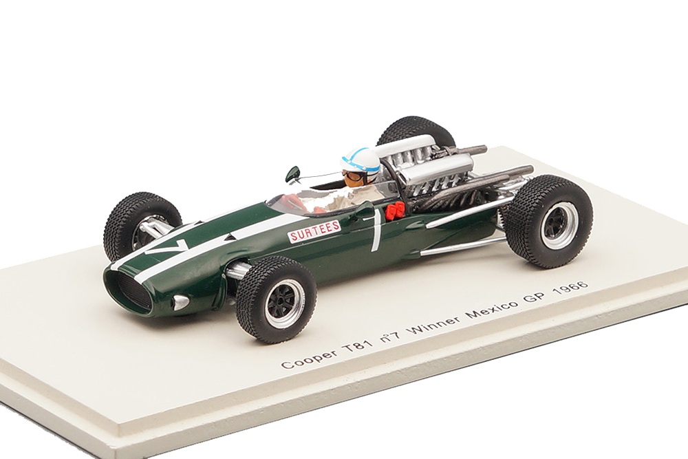 COOPER T81 WINNER MEXICO GP 1966 J.SURTEES #7 / КУПЕР T81 ПОБЕДИТЕЛЬ ГРАН-ПРИ МЕКСИКИ 1966 Х.СЁРТИС #7