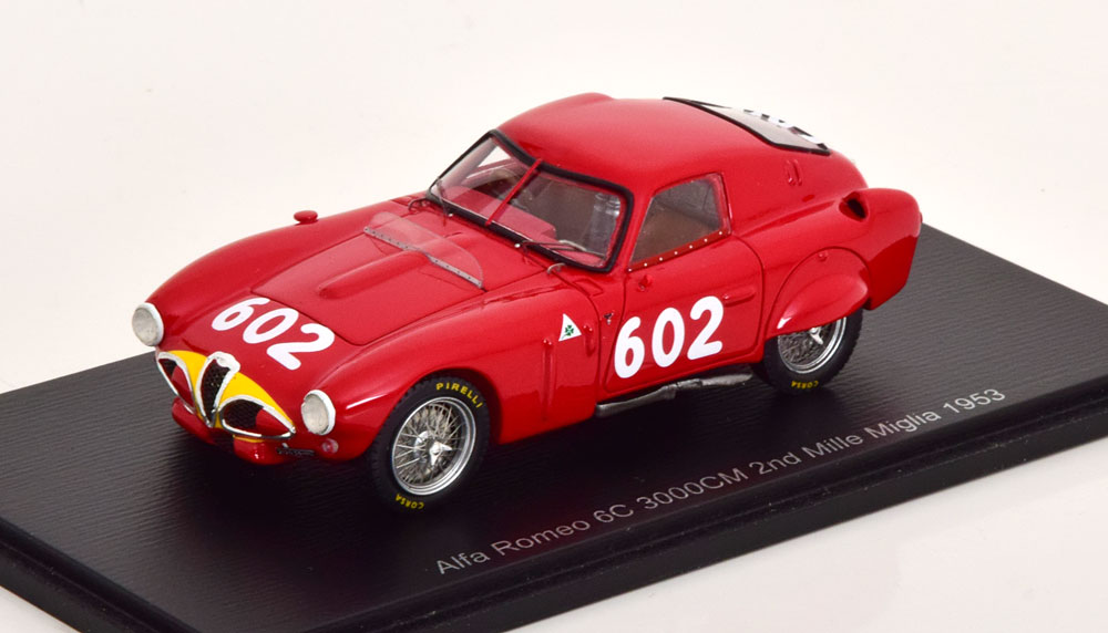 ALFA ROMEO 6C 3000CM NO 602 MILLE MIGLIA 1953