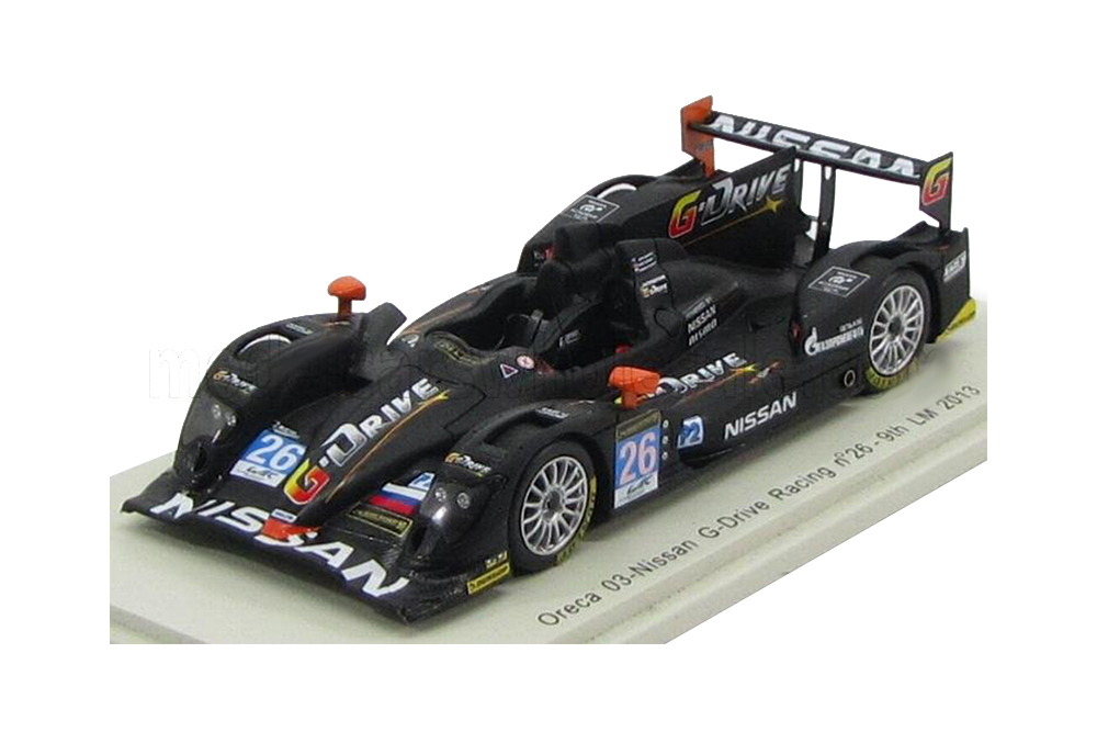 ORECA 03-NISSAN TEAM G-DRIVE RACING N26 9TH 24H LE MANS (2013) M.CONWAY - J.MARTIN - R.RUSINOV, MATT BLACK