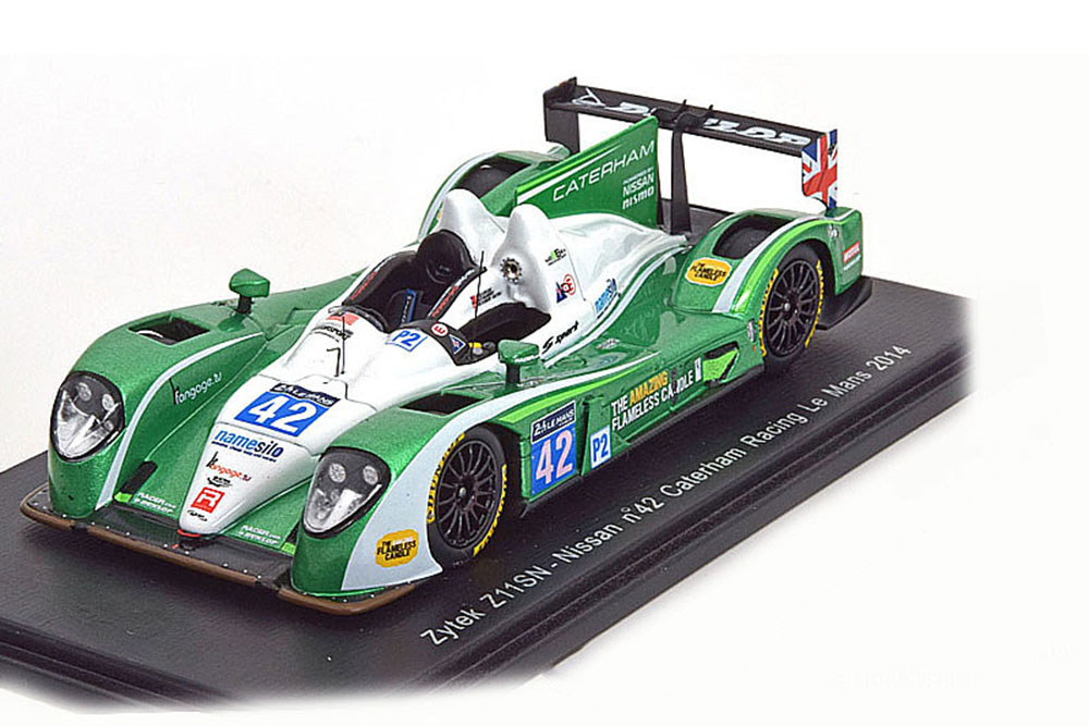 ZYTEK Z11SN-NISSAN #42 LE MANS 2014 CATERHAM RACING T. SMITH-M. MCMURRY-C. DYSON