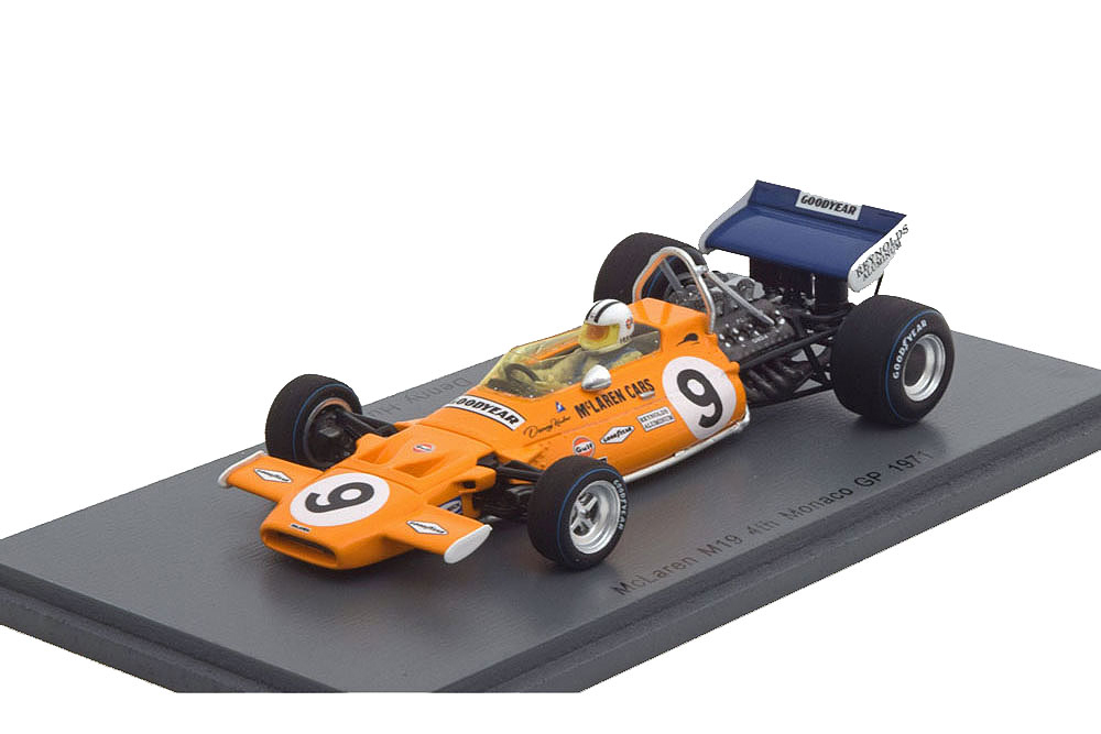 MCLAREN M19 D HULME 4th MONACO GP 1971 #9 / MCLAREN M19 D HULME 4-й Гран-при Монако 1971 #9