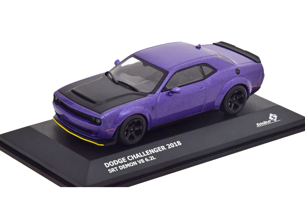 DODGE CHALLENGER SRT DEMON 2018 PURPLE METALLIC/FLATBLACK / ДОДЖ ЧЕЛЕНЖЕР ПУРПУРНЫЙ