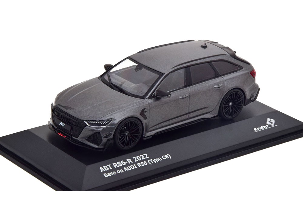 AUDI ABT RS6-R AVANT 2022 GREY METALLIC / АУДИ РС6-Р АБТ СЕРЫЙ