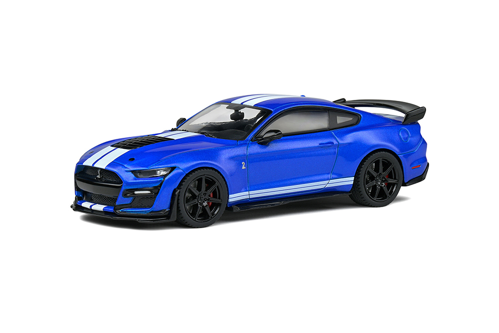 FORD MUSTANG SHELBY GT500 FAST TRACK 2020 BLUE/WHITE / ФОРД МУСТАНГ ШЕЛБИ  СИНИЙ**ФОРД ФОРТ - Масштабные модели 1:18 - 1:43 - 1:12 - Магазин  масштабных моделей МОДЕЛЛИСИМО