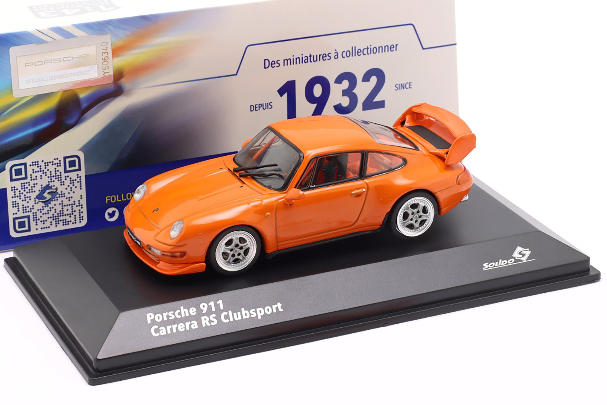 PORSCHE 911 (993) CARRERA RS 1995 BLOOD ORANGE / ПОРШЕ 911