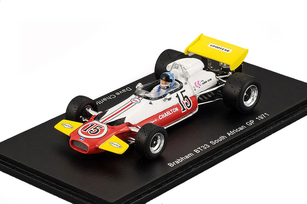 BRABHAM BT33 #15 SOUTH AFRICAN GP 1971 DAVE CHARLTON