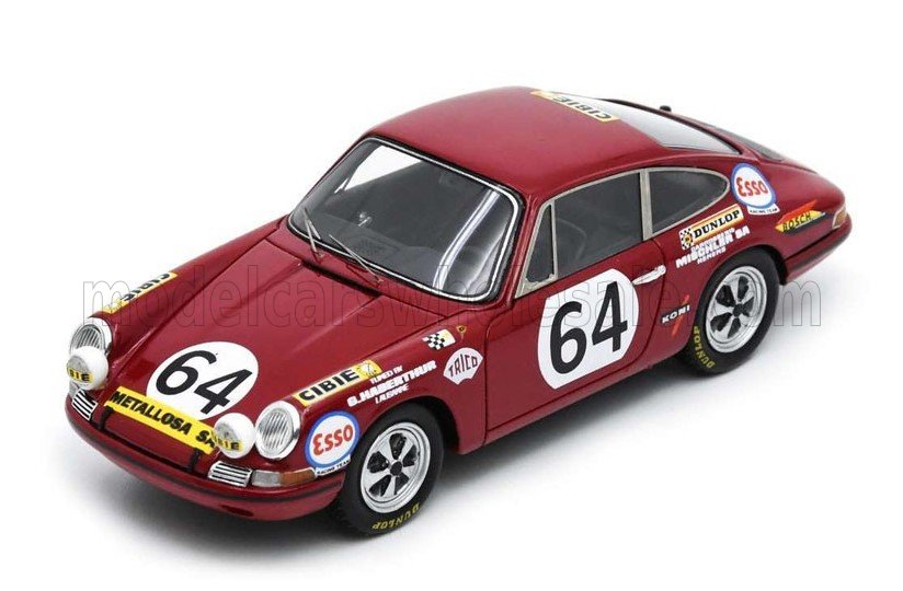 PORSCHE 911S 1991CC COUPE TEAM C.HALDI #64 24H LE MANS (1970) JEAN SAGE - PIERRE GREUB, RED