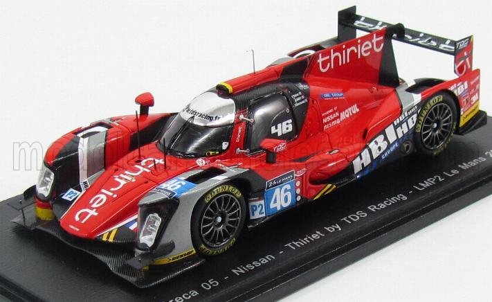 ORECA 05 NISSAN TEAM THIRIET BY TDS RACING N46 24H LE MANS (2015)  P.THIRIET - L.BADEY - T.GOMMEDY, RED WHITE