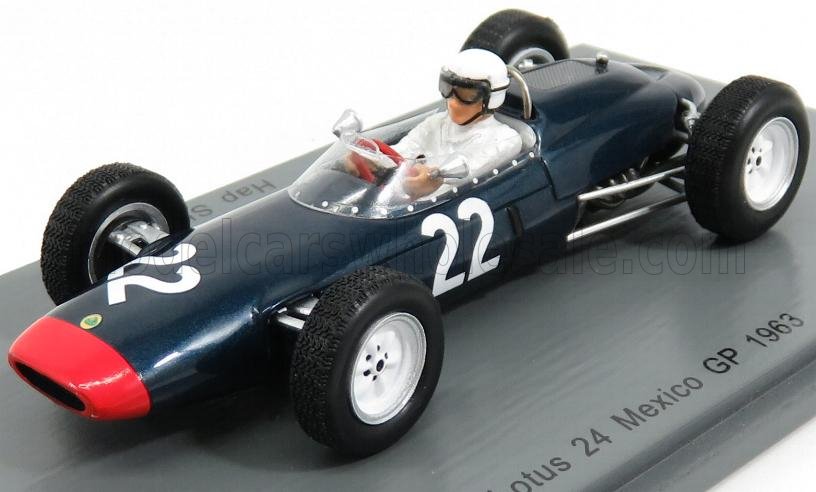 LOTUS F1 24 #22 MEXICO GP (1963) H.SCHARP, BLUE RED