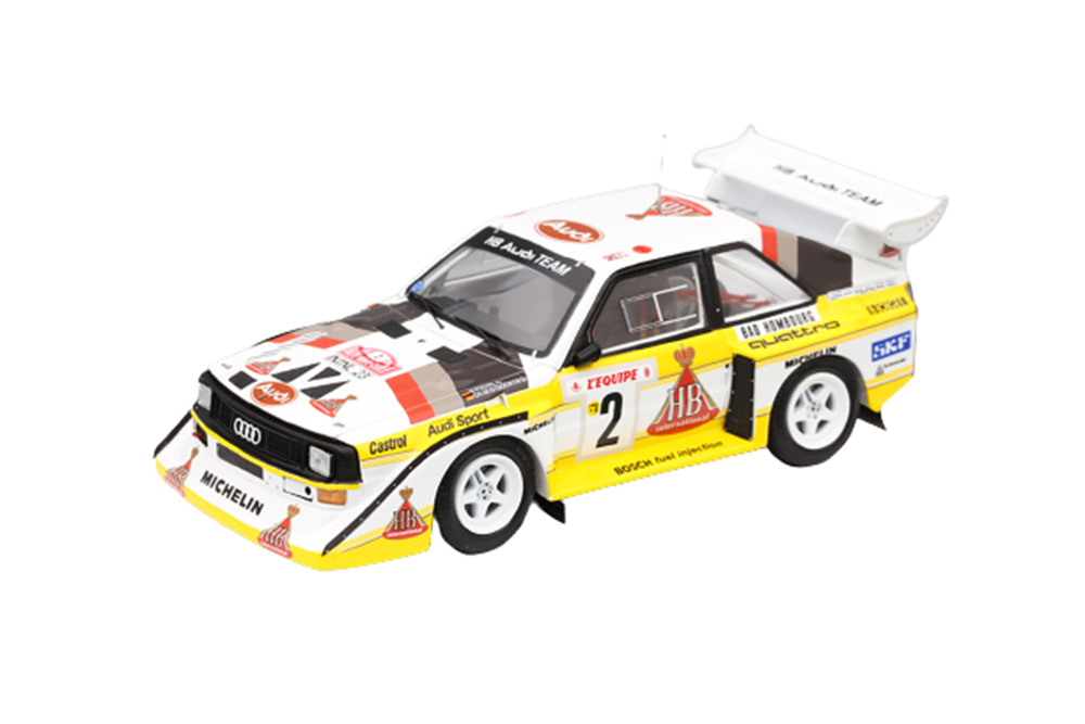 AUDI SPORT QUATTRO S1 E2 #2 4TH RALLY MONTE CARLO 1986 W.ROHRL/C.GEISTDORFER