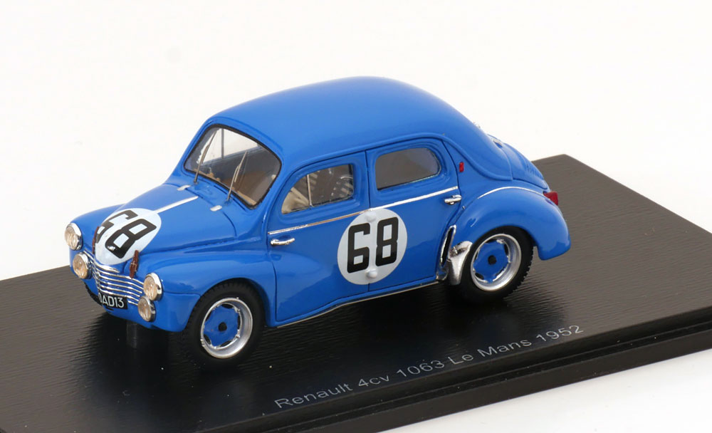 RENAULT 4CV R1063 NO 68 24H LE MANS 1952