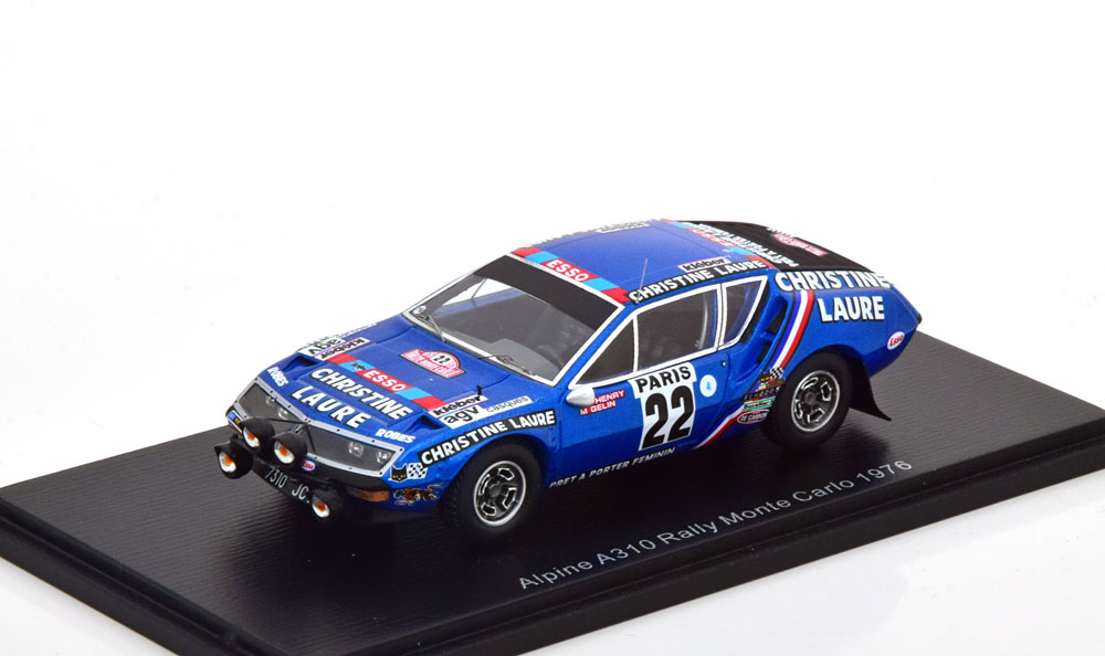 RENAULT ALPINE A310 NO 22 RALLY MONTE CARLO 1976