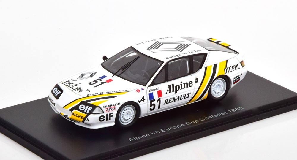 RENAULT ALPINE V6 NO 51 EUROPE CUP CASTELLET 1985