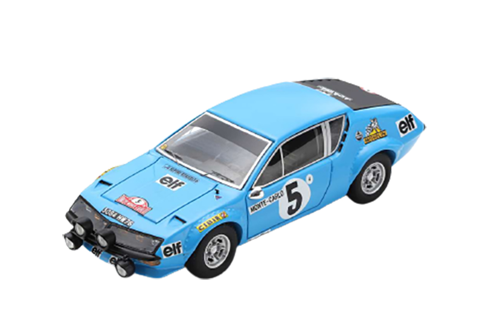 ALPINE A310 #5 MONTE CARLO RALLY 1975 JEAN-LUC THERIER MICHEL VIAL
