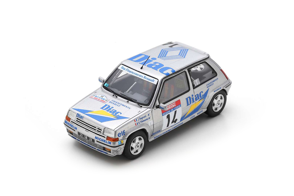 RENAULT 5 GT TURBO #14 TOUR DE CORSE RALLY DE FRANCE 1990 J. RAGNOTTI G. THIMONIER / RENAULT 5 GT TURBO #14 ТУР ДЕ КОРС РАЛЛИ ДЕ ФРАНС 1990 Ж. РАГНОТТИ Г. ТИМОНЬЕ