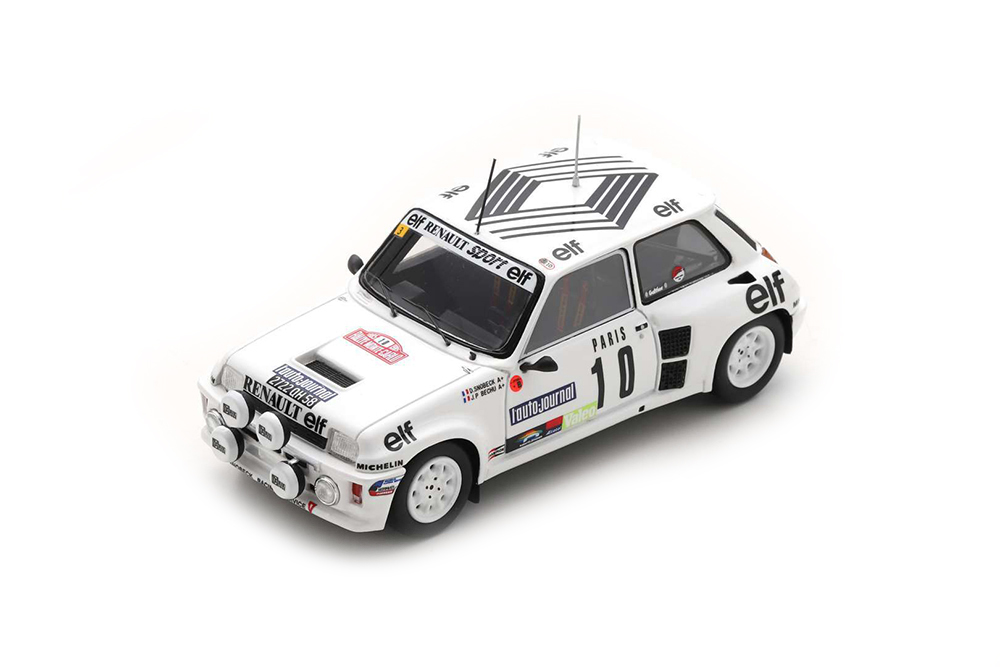 RENAULT 5 TURBO #10 RALLY MONTE CARLO 1985 DANY SNOBECK JEAN-PIERRE BECHU / RENAULT 5 TURBO #10 РАЛЛИ МОНТЕ-КАРЛО 1985 ДАНИ СНОБЕК ЖАН-ПЬЕР БЕШУ