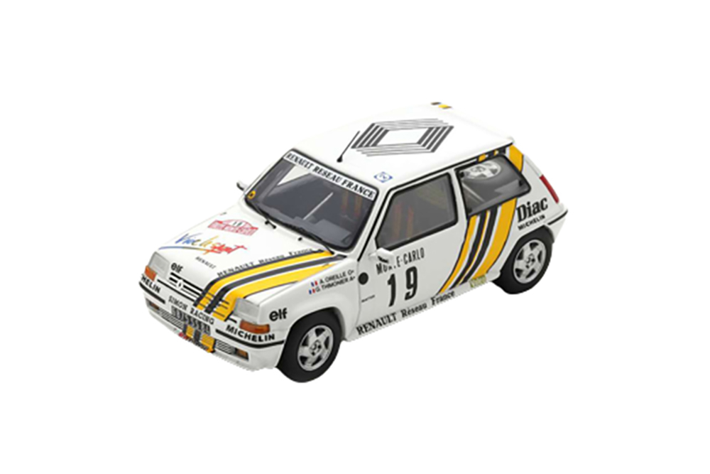 RENAULT 5 GT TURBO #19 MONTE CARLO RALLY 1989 ALAIN OREILLE GILLES THIMONIER / RENAULT 5 GT TURBO #19 МОНТЕ-КАРЛО РАЛЛИ 1989 АЛЕН ОРЕЙ ЖИЛЬ ТИМОНЬЕ