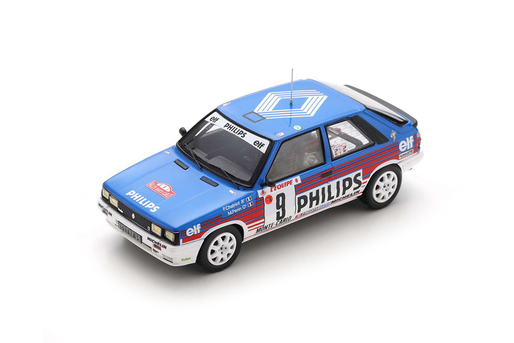 RENAULT 11 TURBO #9 RALLY MONTE CARLO 1987 FRANСOIS CHATRIOT MICHEL PERIN / RENAULT 11 ТУРБО #9 РАЛЛИ МОНТЕ-КАРЛО 1987ФРАН СУА ШАТРИО МИШЕЛЬ ПЕРЕН