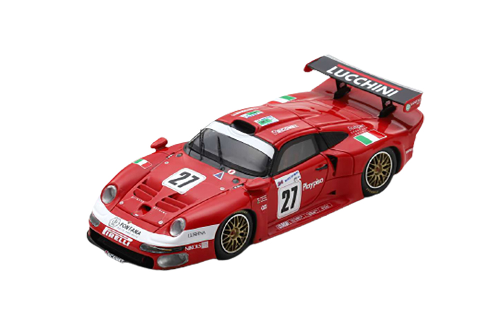 PORSCHE 911 GT1 3.2L TURBO #27 TEAM BMS SCUDERIA ITALIA 24H LE MANS 1997 MARTINI/PESCATORI/HERMANN
