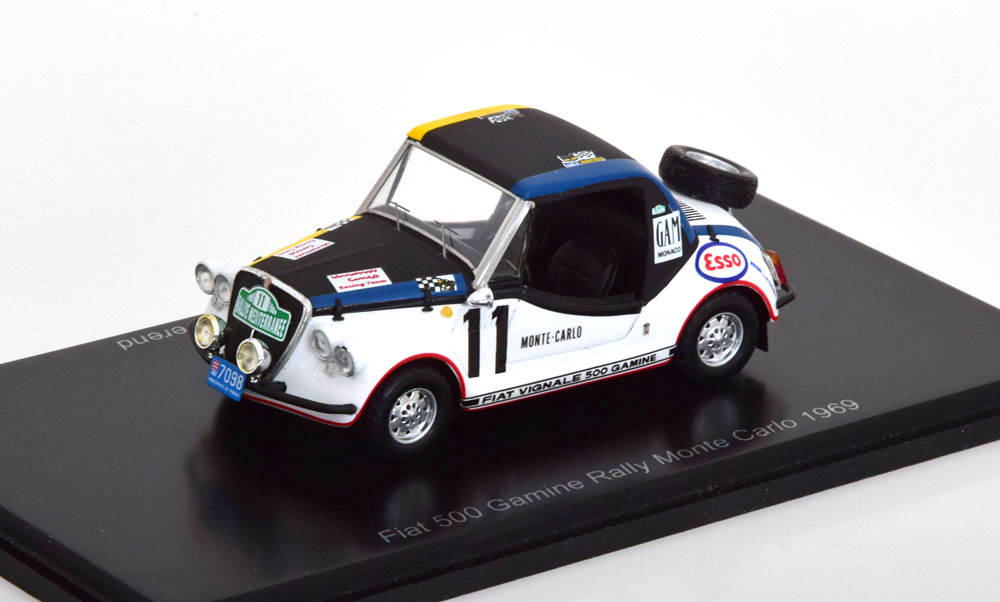 FIAT 500 GAMINE NO 11 RALLY MONTE CARLO 1969