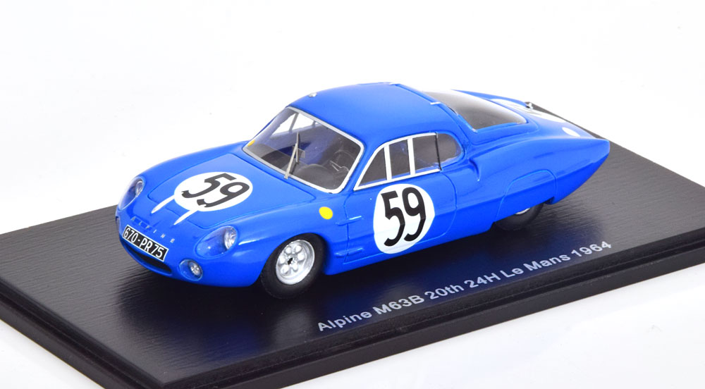 RENAULT ALPINE 63B NO 59 24H LE MANS 1964