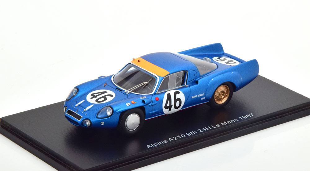 RENAULT ALPINE A210 NO 46 24H LE MANS 1967