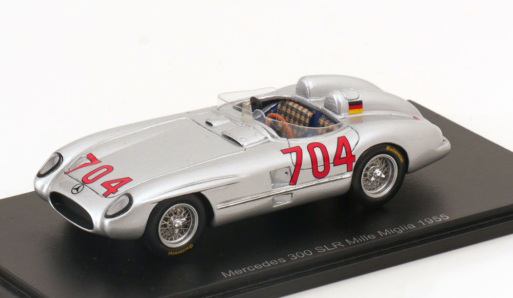 MERCEDES 300 SLR NO 704 MILLE MIGLIA 1955