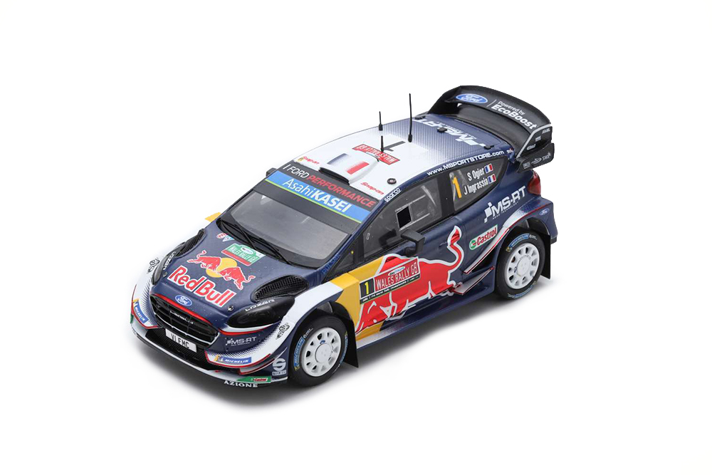 FORD FIESTA WRC #1 ПОБЕДИТЕЛЬ RALLY GREAT BRITAIN 2018 S. OGIER J. INGRASSIA