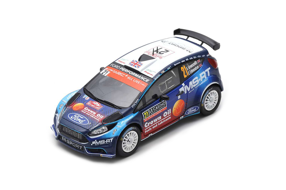 FORD FIESTA R5 M-SPORT FORD WRT #21 ПОБЕДИТЕЛЬ WRC2 RALLY MONTE CARLO 2019 G. GREENSMITH E. EDMON