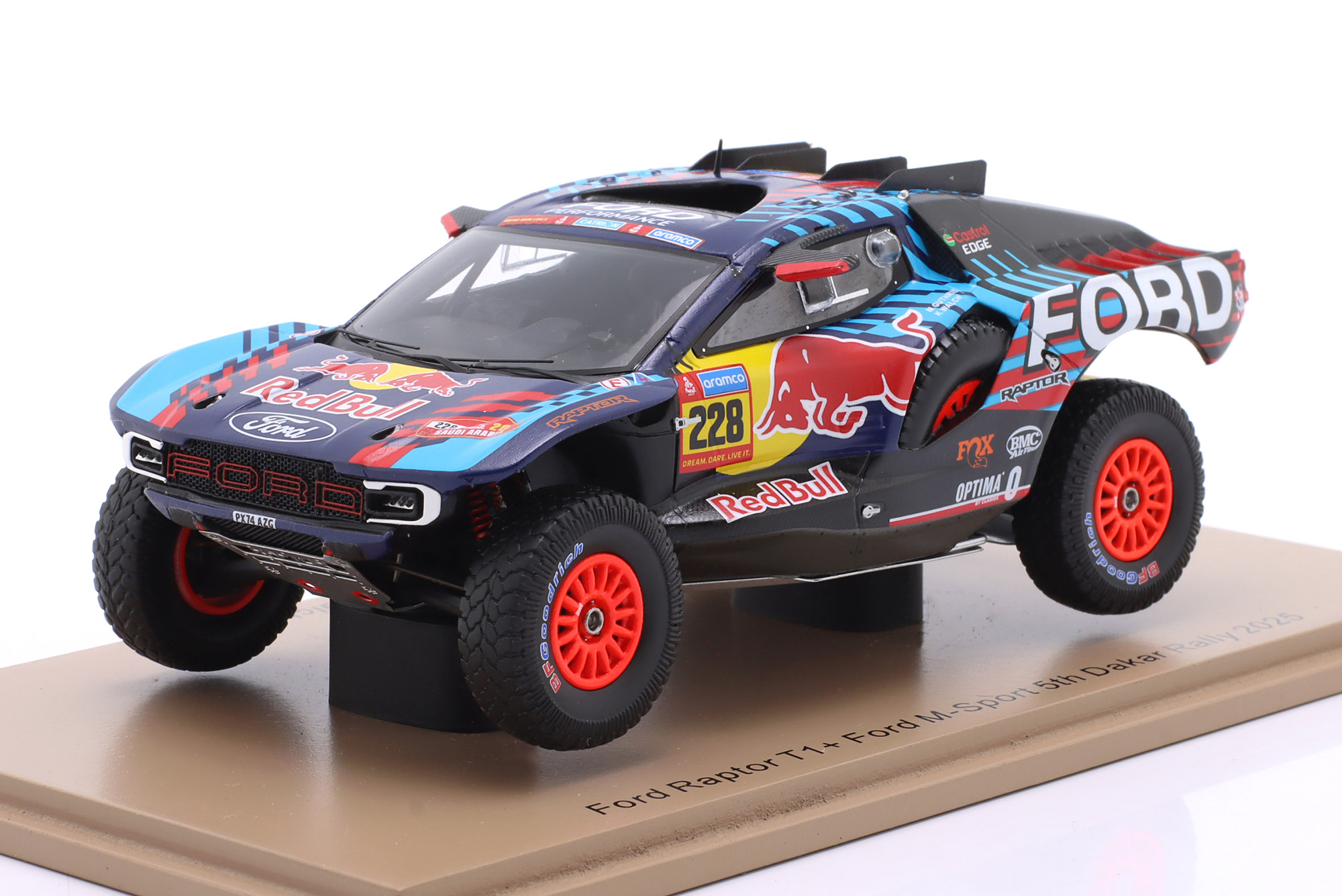 FORD RAPTOR T1+ #228 5TH DAKAR RALLY 2025 GUTHRIE, WALCH / ФОРД РАПТОР T1 5 МЕСТО ДАКАР РАЛЛИ ГУТРИЕ ВАЛЧ