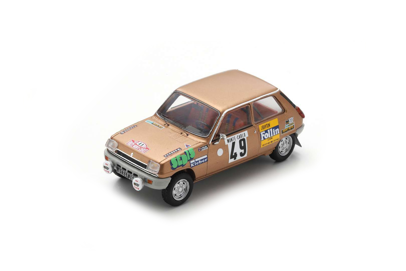 RENAULT 5 LS #49 MONTE CARLO RALLY 1975 ALAIN FOLLIN - PIERRE BERTRAND
