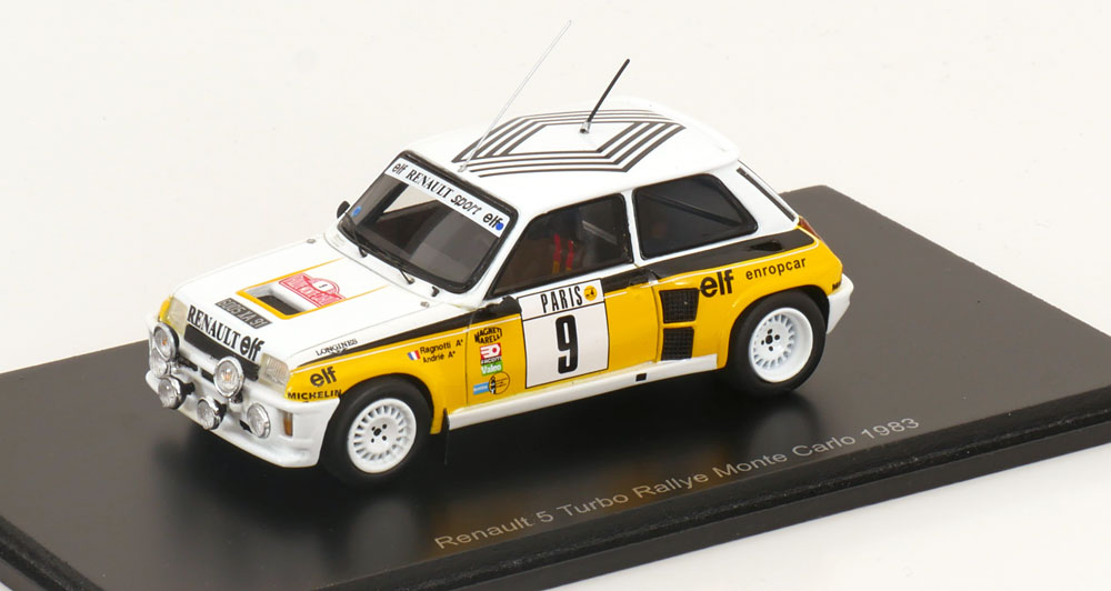 RENAULT 5 TURBO NO 9 RALLY MONTE CARLO 1983