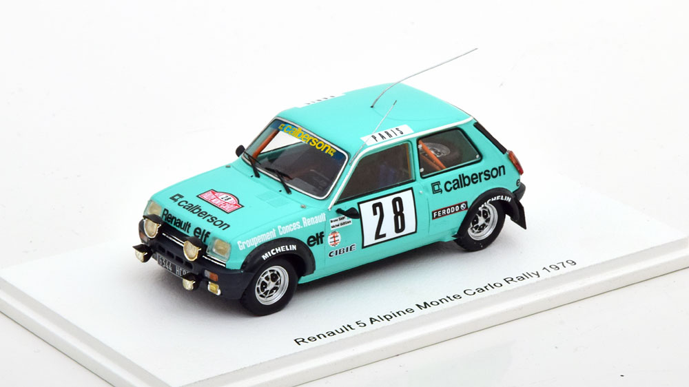 RENAULT 5 ALPINE NO 28 RALLY MONTE CARLO 1979